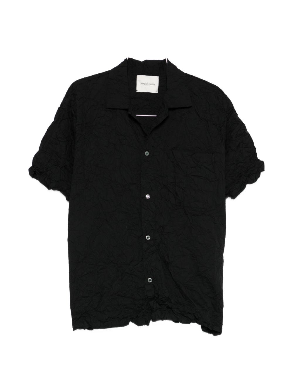 Giilet con bottoni in nero Gongdid design - uomo 