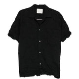 Giilet con bottoni in nero Gongdid design - uomo 