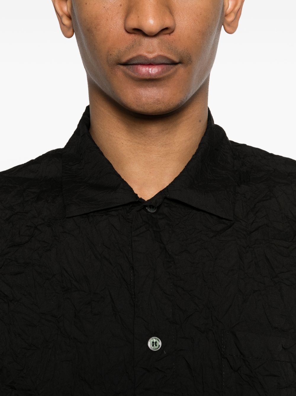 Giilet con bottoni in nero Gongdid design - uomo 