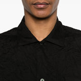 Giilet con bottoni in nero Gongdid design - uomo 