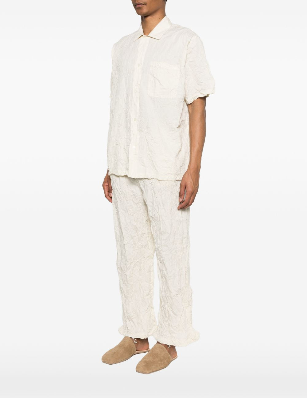 Camicia con taschino in bianco Gongdid design - uomo 