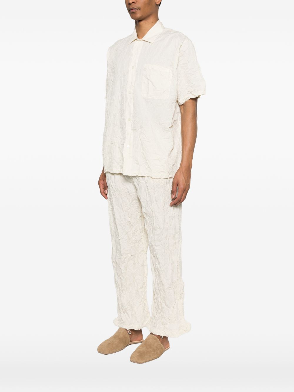 Camicia con taschino in bianco Gongdid design - uomo 