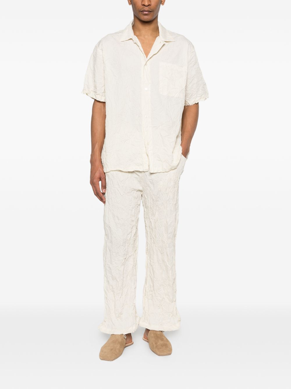 Camicia con taschino in bianco Gongdid design - uomo 