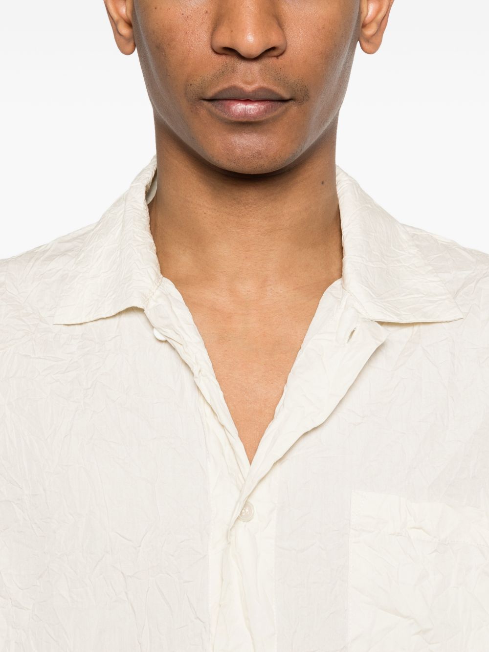 Camicia con taschino in bianco Gongdid design - uomo 