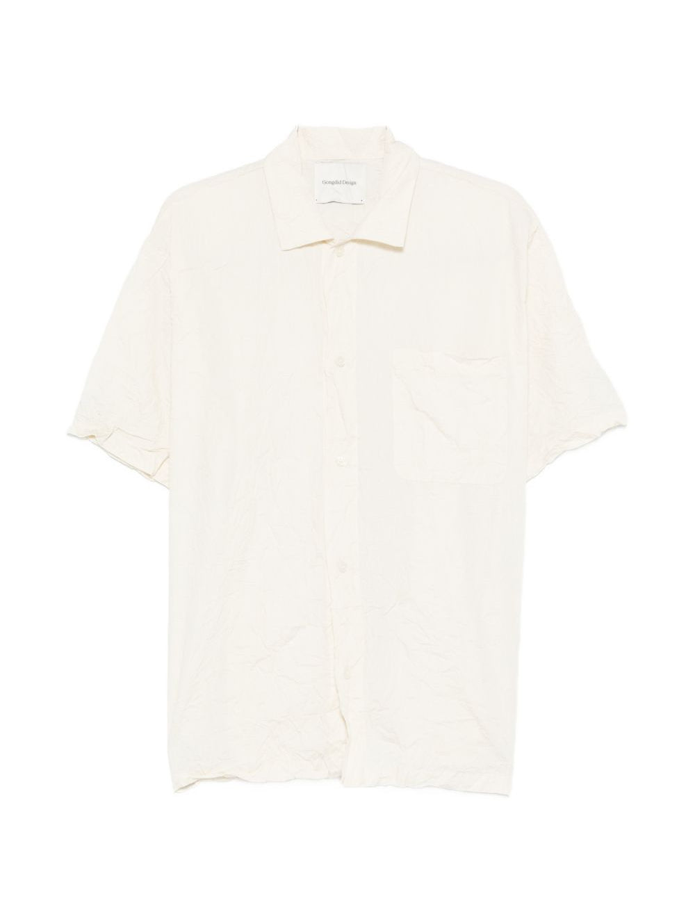 Camicia con taschino in bianco Gongdid design - uomo 