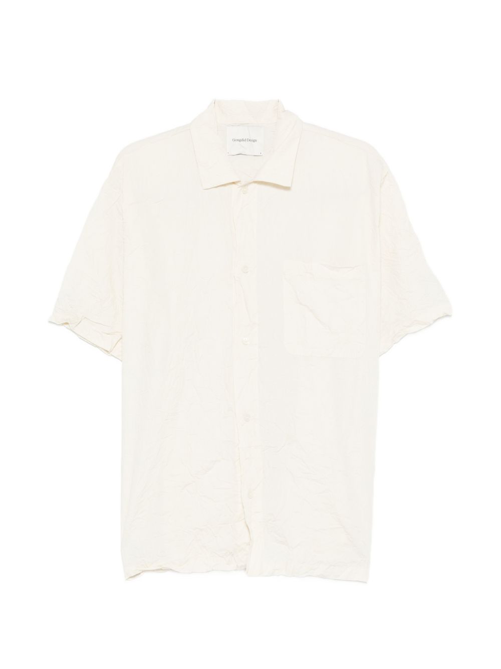 Camicia con taschino in bianco Gongdid design - uomo 