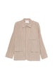 Giacca con effetto stropicciato in beige GONGDID DESIGN - uomo
