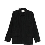 Giacca con effetto stropicciato in nero GONGDID DESIGN - uomo 