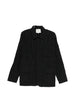 Giacca con effetto stropicciato in nero GONGDID DESIGN - uomo