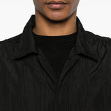 Giacca con effetto stropicciato in nero GONGDID DESIGN - uomo 