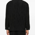 Giacca con effetto stropicciato in nero GONGDID DESIGN - uomo 