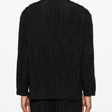 Giacca con effetto stropicciato in nero GONGDID DESIGN - uomo 
