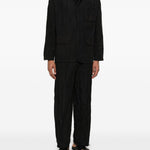 Giacca con effetto stropicciato in nero GONGDID DESIGN - uomo 