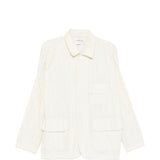 Giacca con effetto stropicciato in bianco GONGDID DESIGN - uomo 
