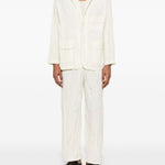 Giacca con effetto stropicciato in bianco GONGDID DESIGN - uomo 