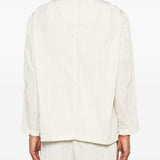 Giacca con effetto stropicciato in bianco GONGDID DESIGN - uomo 