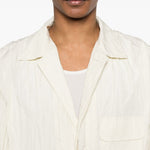 Giacca con effetto stropicciato in bianco GONGDID DESIGN - uomo 
