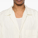 Giacca con effetto stropicciato in bianco GONGDID DESIGN - uomo 