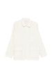 Crinkled effect jacket in white GONGDID DESIGN - men