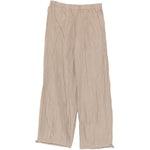 Pantaloni con vita elasticizzata in beige Gongdid design - uomo 