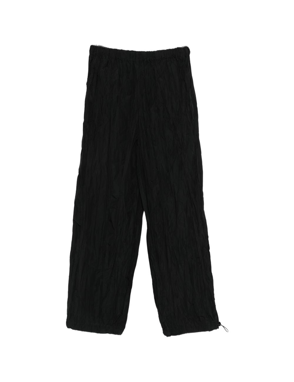 pantaloni plissettati in nero gongdid design - uomo 