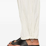 pantaloni plissettati in bianco gongdid design - uomo 