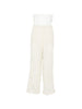pantaloni plissettati in bianco gongdid design - uomo