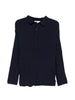 Polo plissettata in blu Gongdid design - uomo