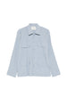 Camicia con taschino in blu Gongdid design - uomo