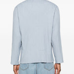 Camicia con taschino in blu Gongdid design - uomo 