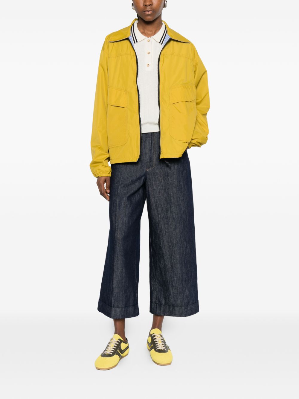 Giacca con tasche in giallo Gr10k - donna 