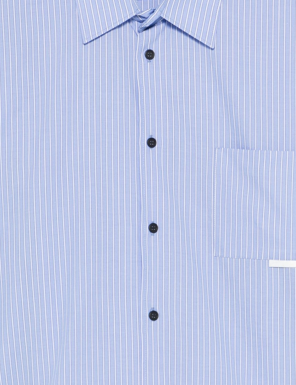 Camicia Replicated a righe in blu Gr10k replicated - uomo 