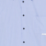 Camicia Replicated a righe in blu Gr10k replicated - uomo 