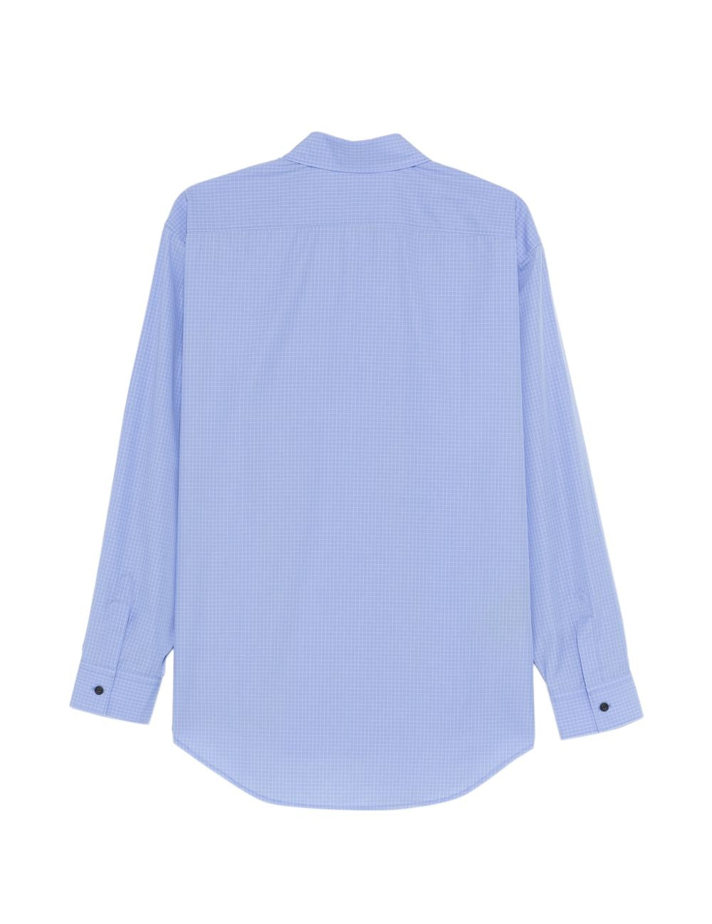 Camicia a quadri in blu Gr10k replicated - uomo 
