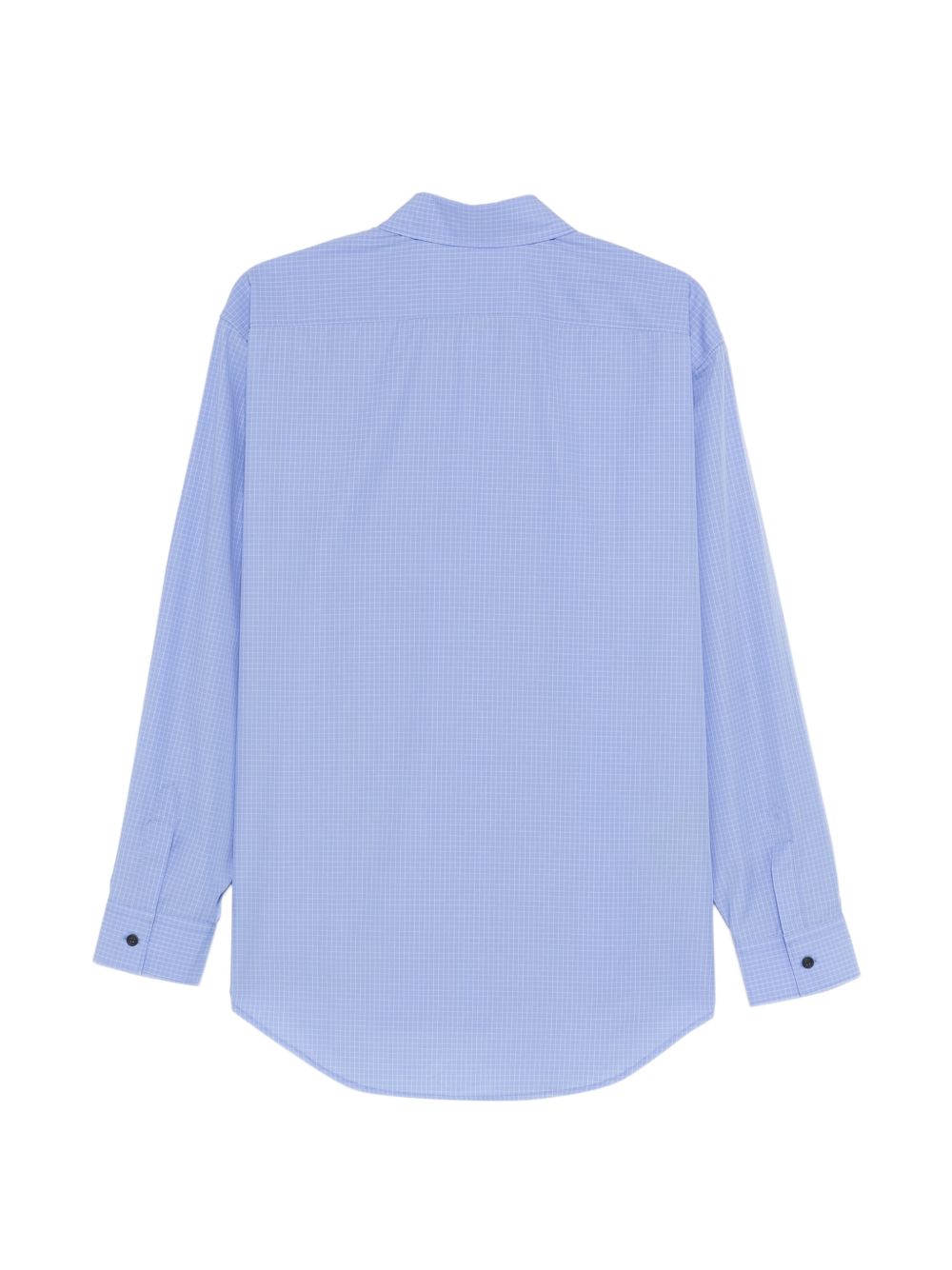 Camicia a quadri in blu Gr10k replicated - uomo 