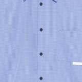 Camicia a quadri in blu Gr10k replicated - uomo 