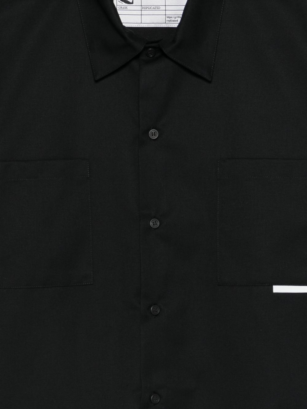 Camicia Replicated in nero Gr10k replicated - uomo 