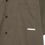 Camicia a maniche corte in verde Gr10k replicated - uomo 