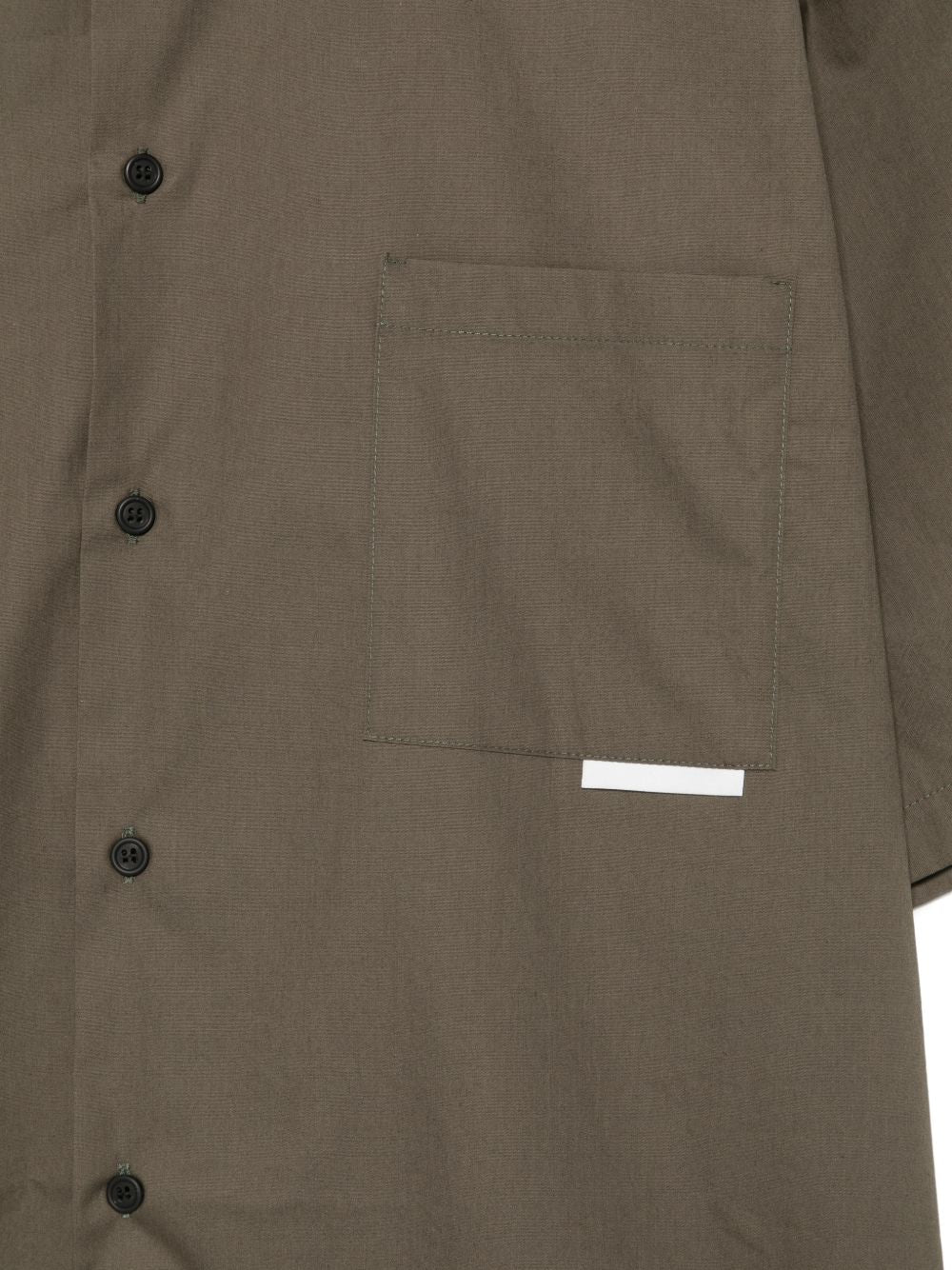 Camicia a maniche corte in verde Gr10k replicated - uomo 