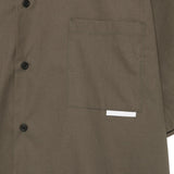 Camicia a maniche corte in verde Gr10k replicated - uomo 