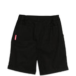 Pantaloncini con piega anteriore in nero Gr10k replicated - uomo 
