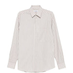 Camicia ralph a righe in beige grayed - uomo 