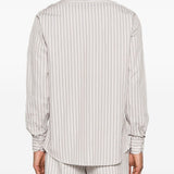 Camicia ralph a righe in beige grayed - uomo 
