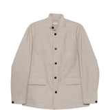 Giacca-camicia con bottoni in beige Grayed - uomo 