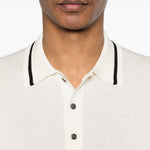 Polo con bottoni in bianco Grayed - uomo 