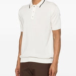 Polo con bottoni in bianco Grayed - uomo 