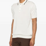 Polo con bottoni in bianco Grayed - uomo 
