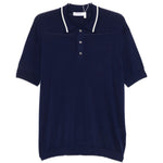 Polo a maniche corte in blu Grayed - uomo 
