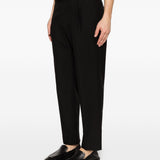 Pantaloni a pieghe albert in nero Grayed - uomo 