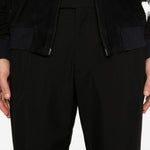 Pantaloni a pieghe albert in nero Grayed - uomo 